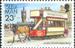 1992, 13 pence, double decker horse tram