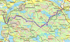 hgupplst karta: Srmlandsleden etapp 19