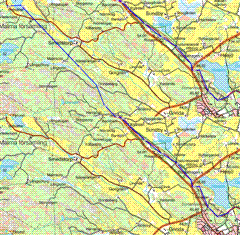 hgupplst karta: Srmlandsleden etapp 21