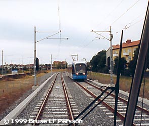 tram meeting in Årsta